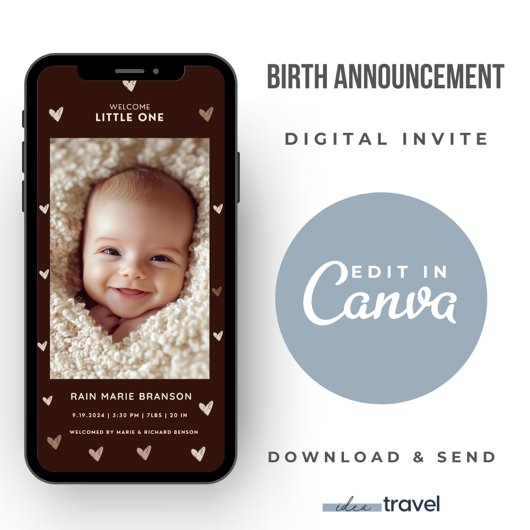 Little Hearts Birth Announcement