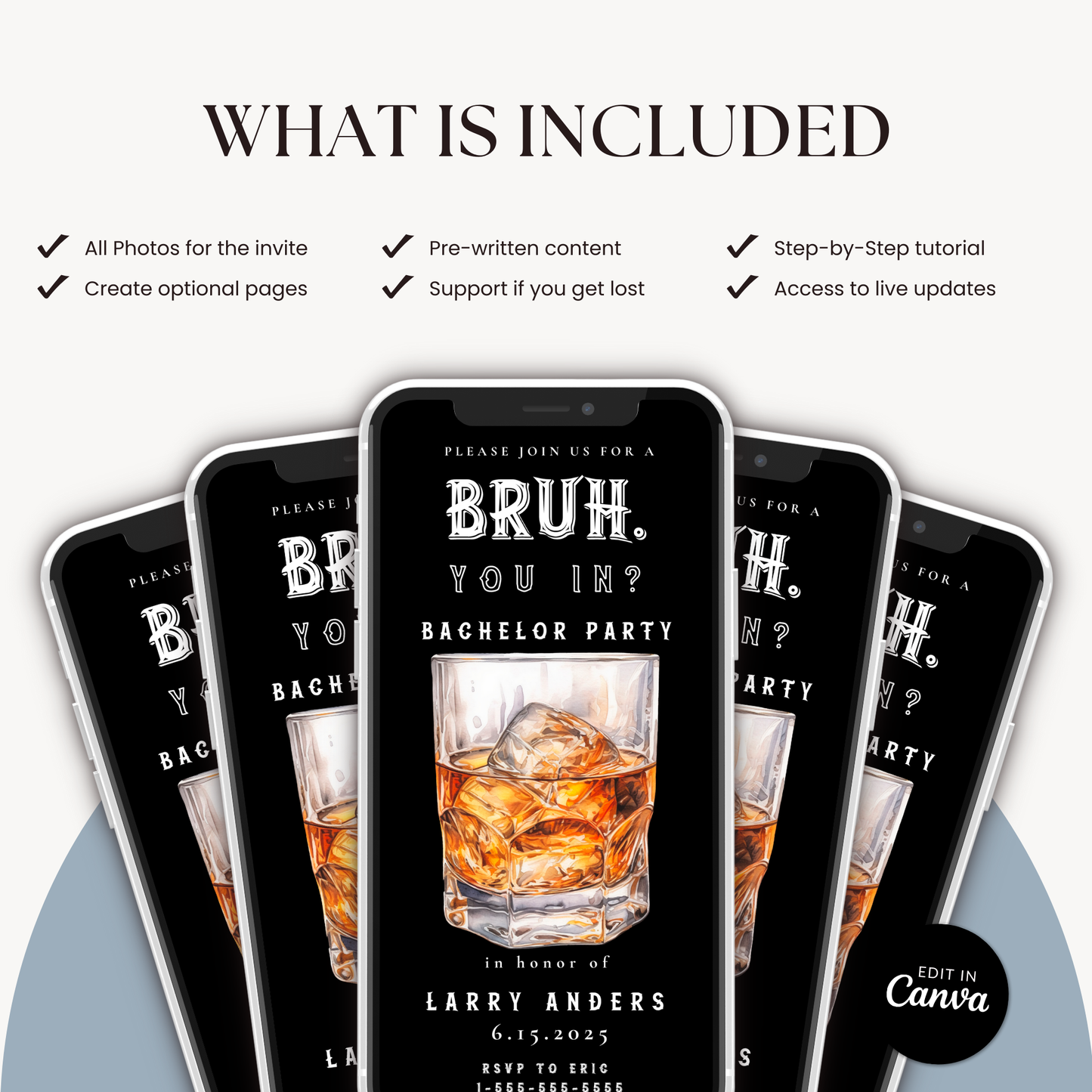 Las Vegas Bachelor Party Invite