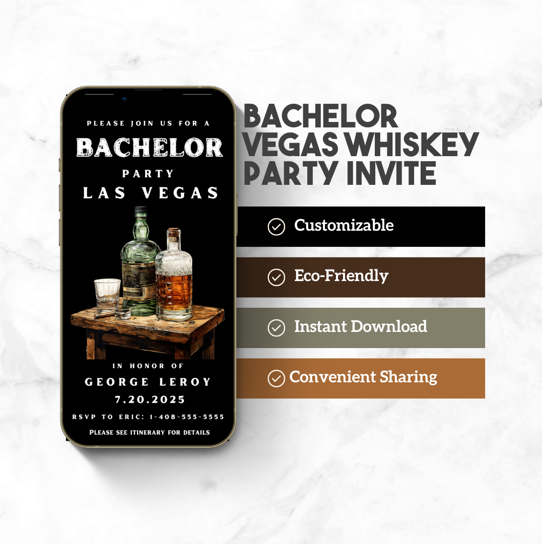 Bachelor Las Vegas Party Invite