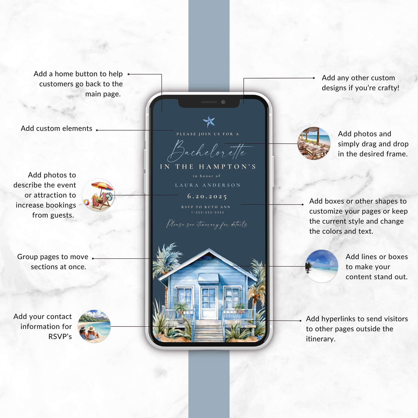 Bachelorette Hamptons Itinerary