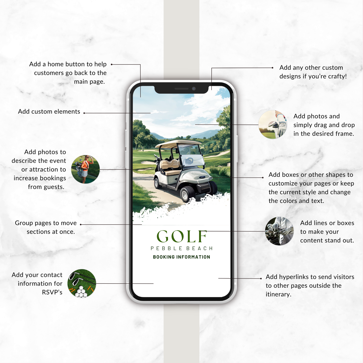 Pebble Beach Golf Itinerary