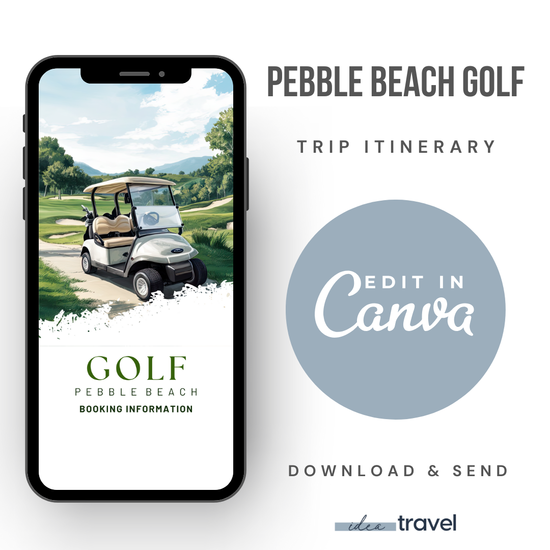 Pebble Beach Golf Trip Itinerary