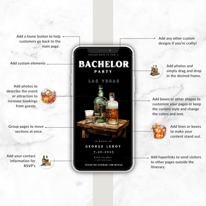 Bachelor Las Vegas Party Invite
