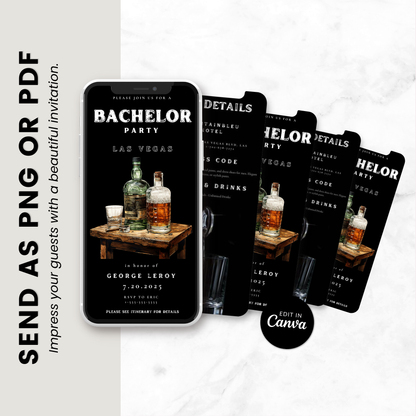 Bachelor Las Vegas Party Invite