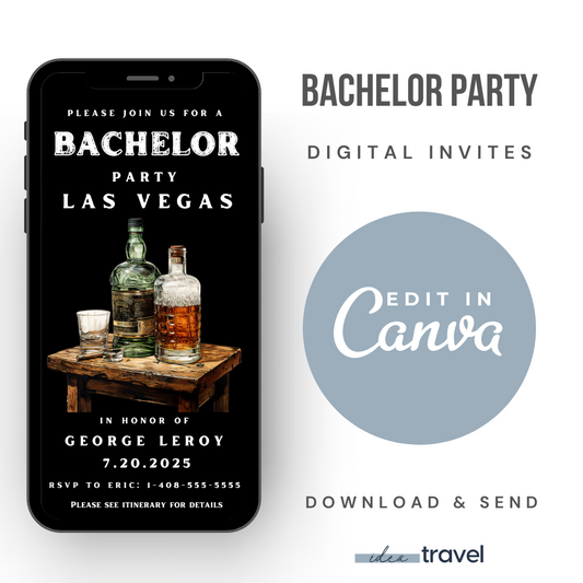 Bachelor Las Vegas Party Invite