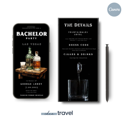 Bachelor Las Vegas Party Invite