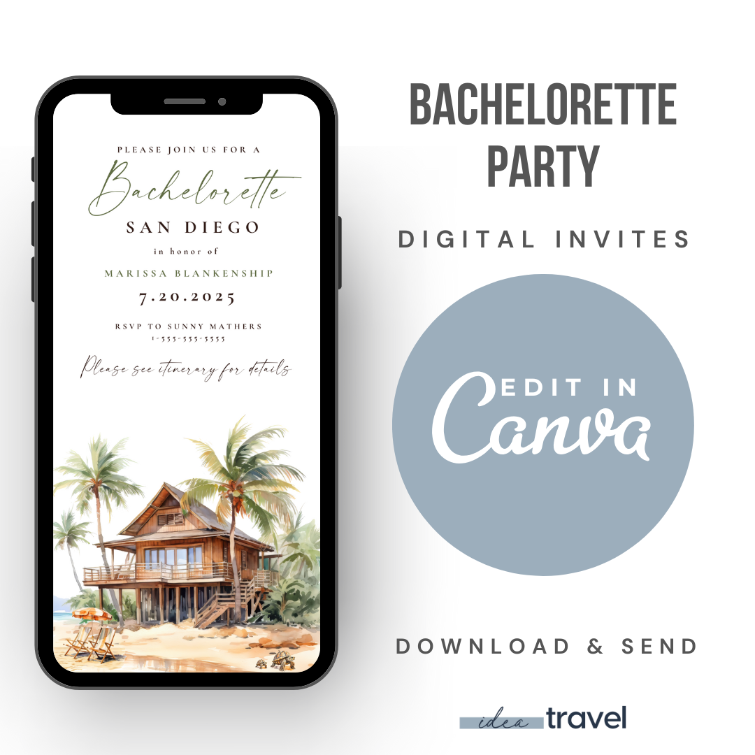 Bachelorette San Diego Itinerary