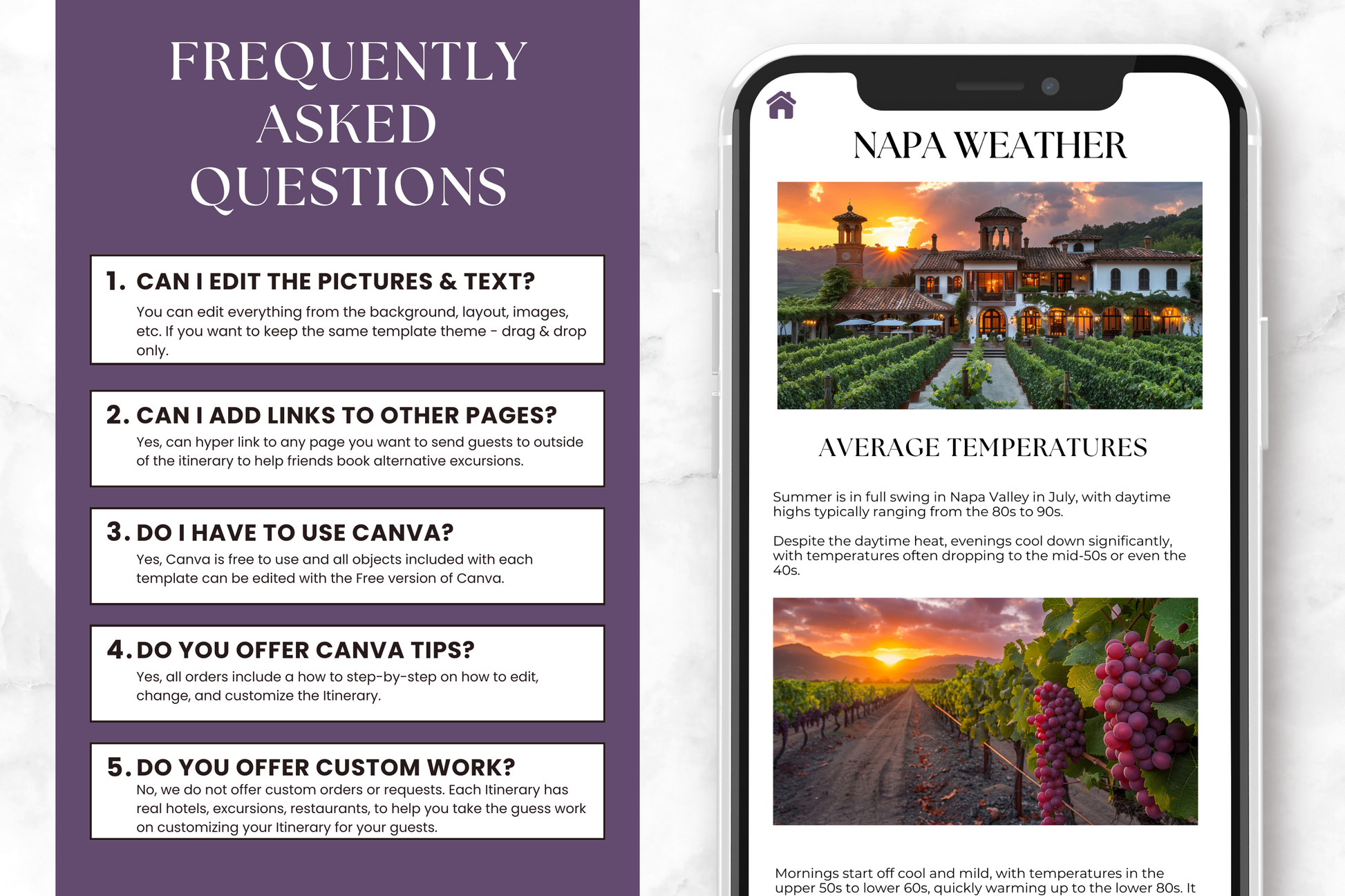 Napa Wine Tasting Trip Itinerary