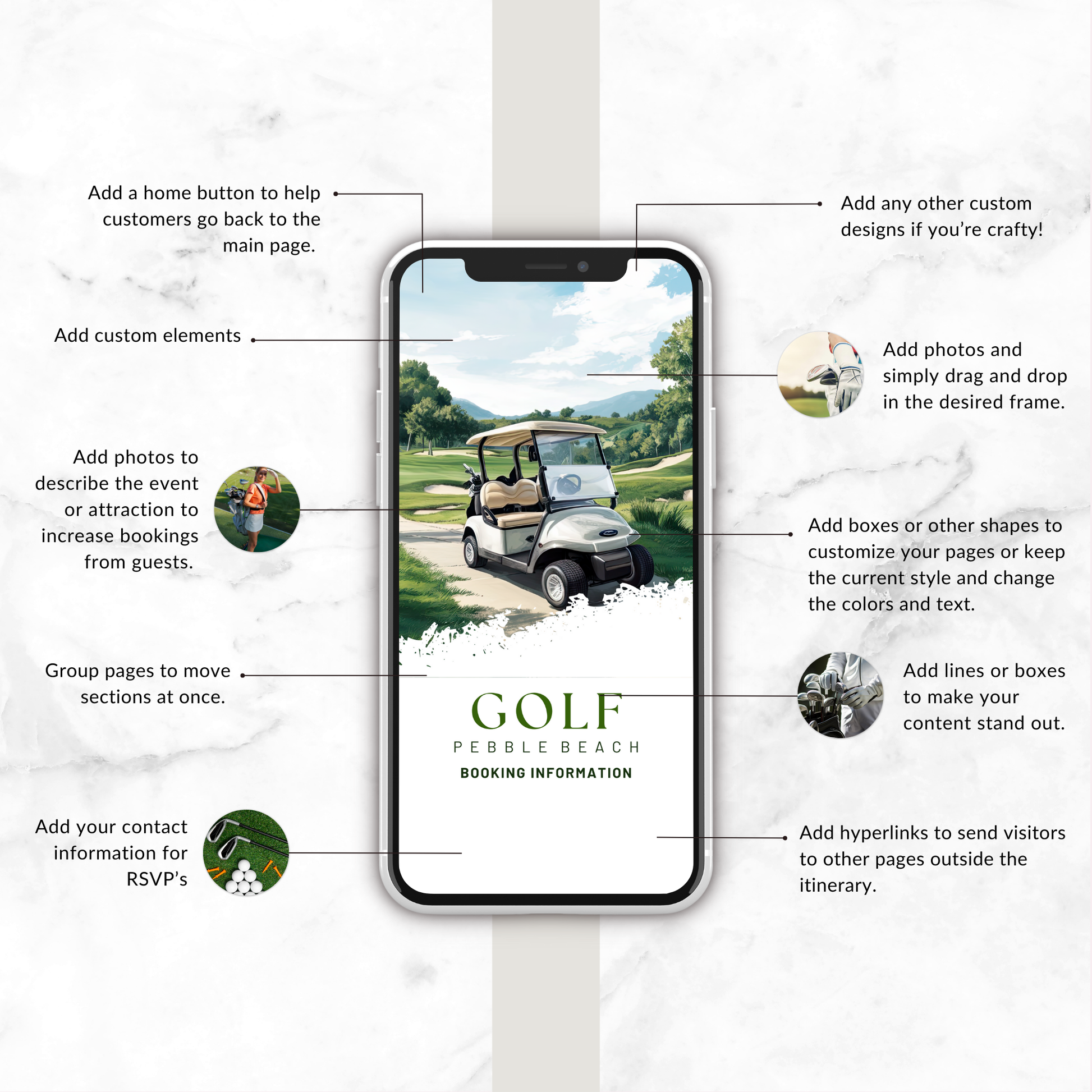 Pebble Beach Golf Itinerary