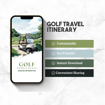 Pebble Beach Golf Itinerary