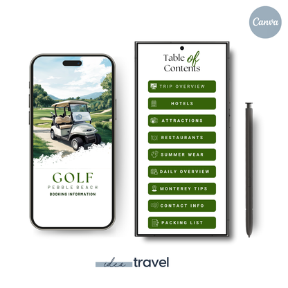 PEBBLE BEACH Golf Trip Itinerary