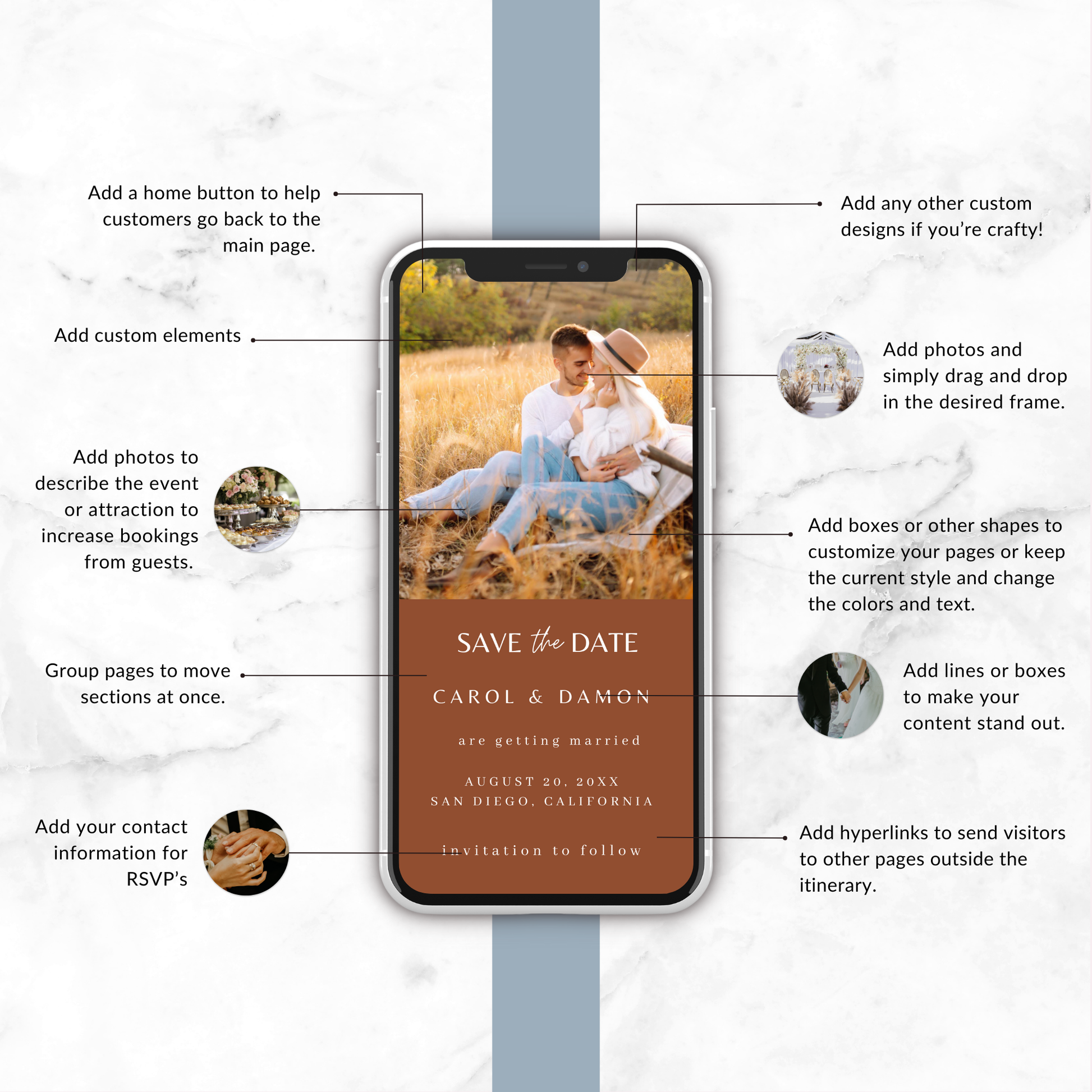Fall Minimalist - Save the Date Invite