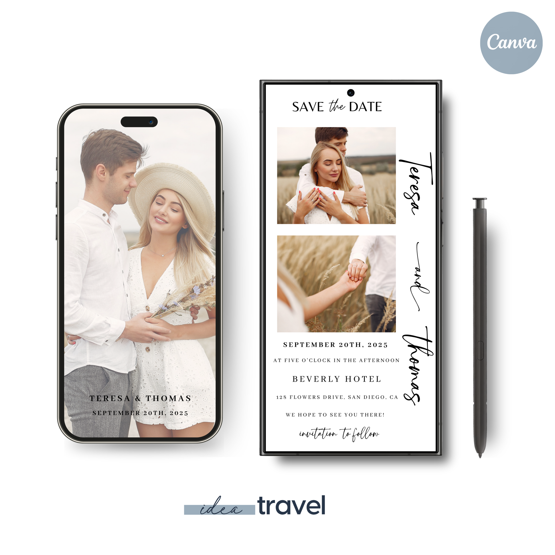 Forever Love - Save the Date Invite