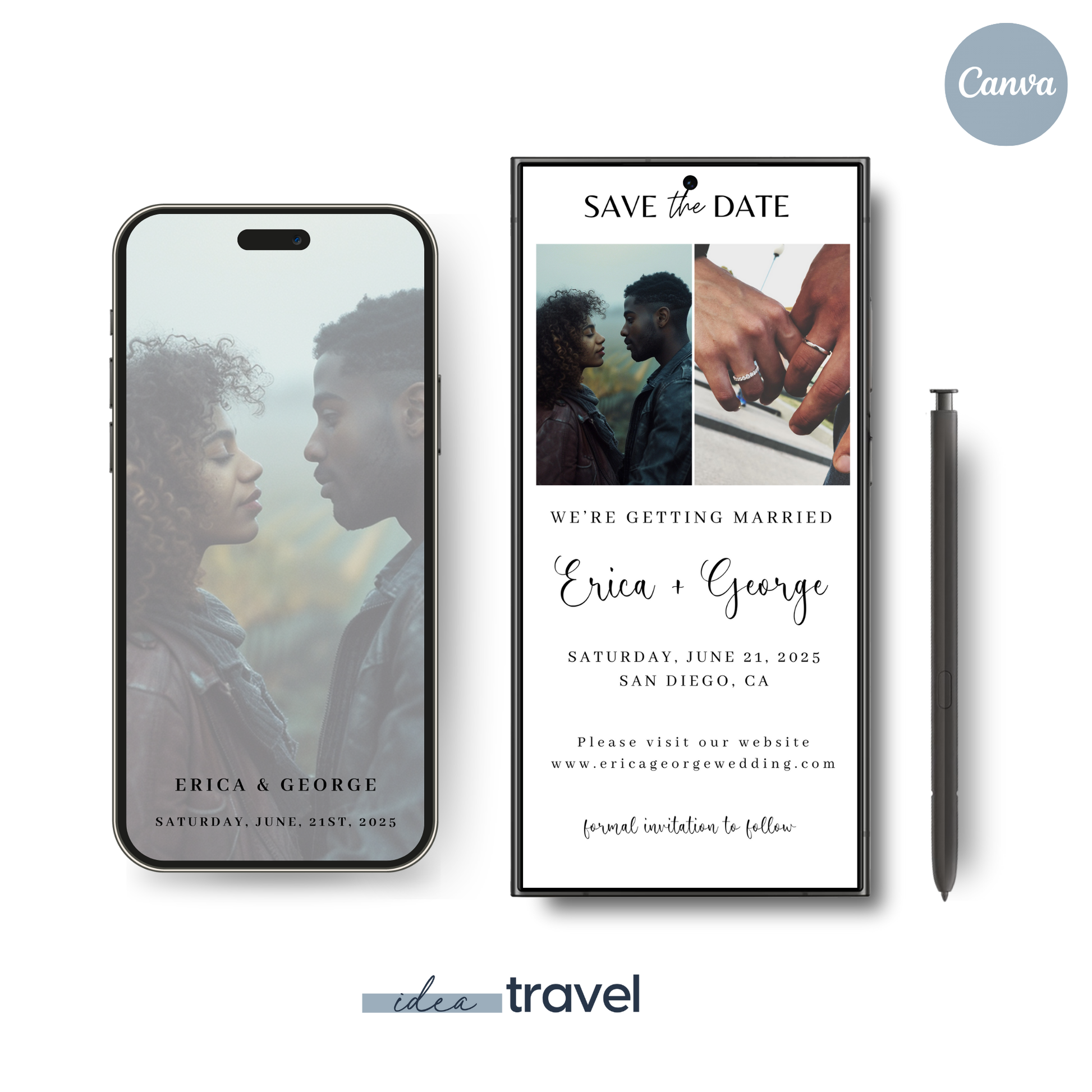 Vineyard Overlay - Save the Date Invite