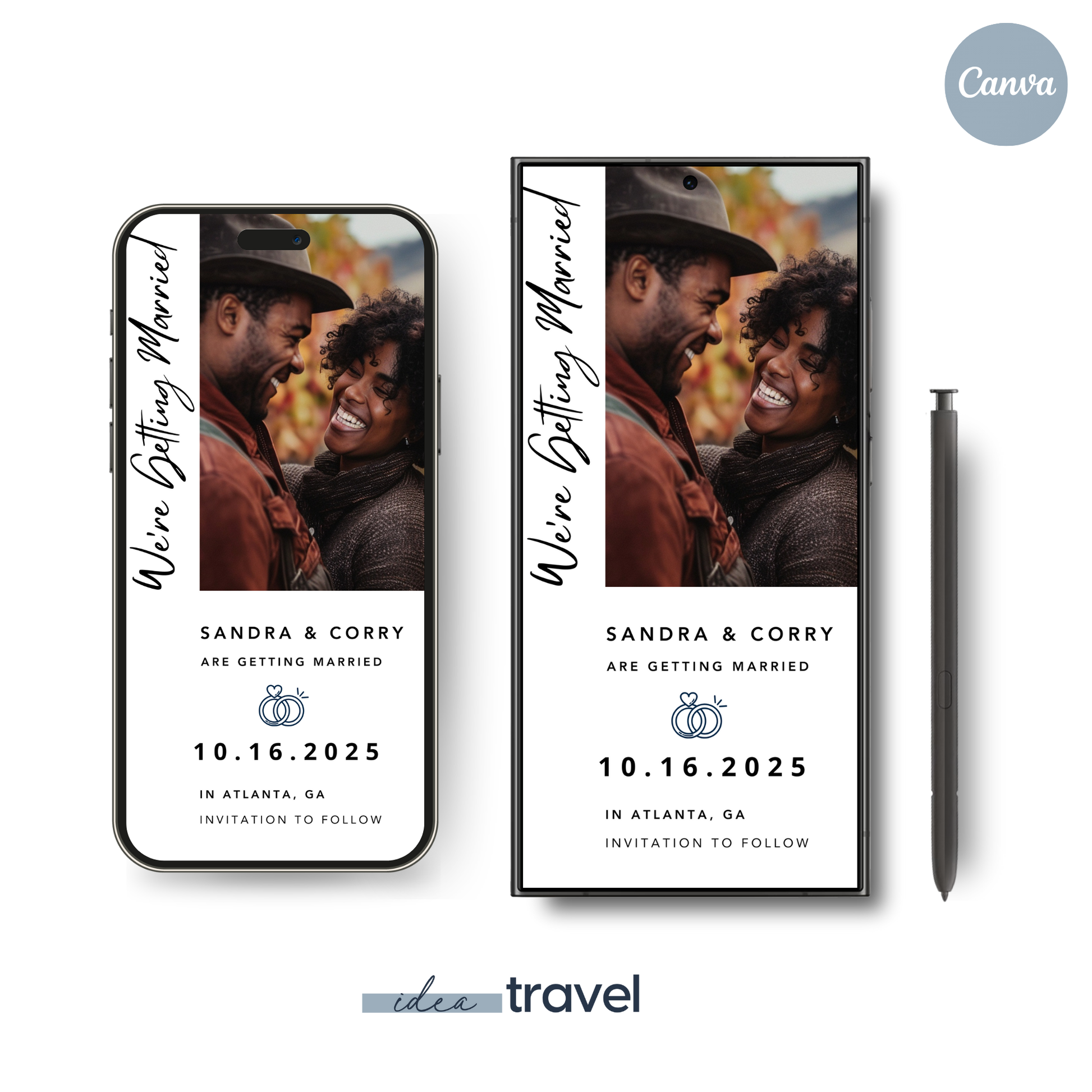 We're Getting Married - Save the Date Invite
