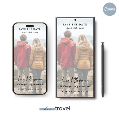 Photo Overlay - Save the Date Invite