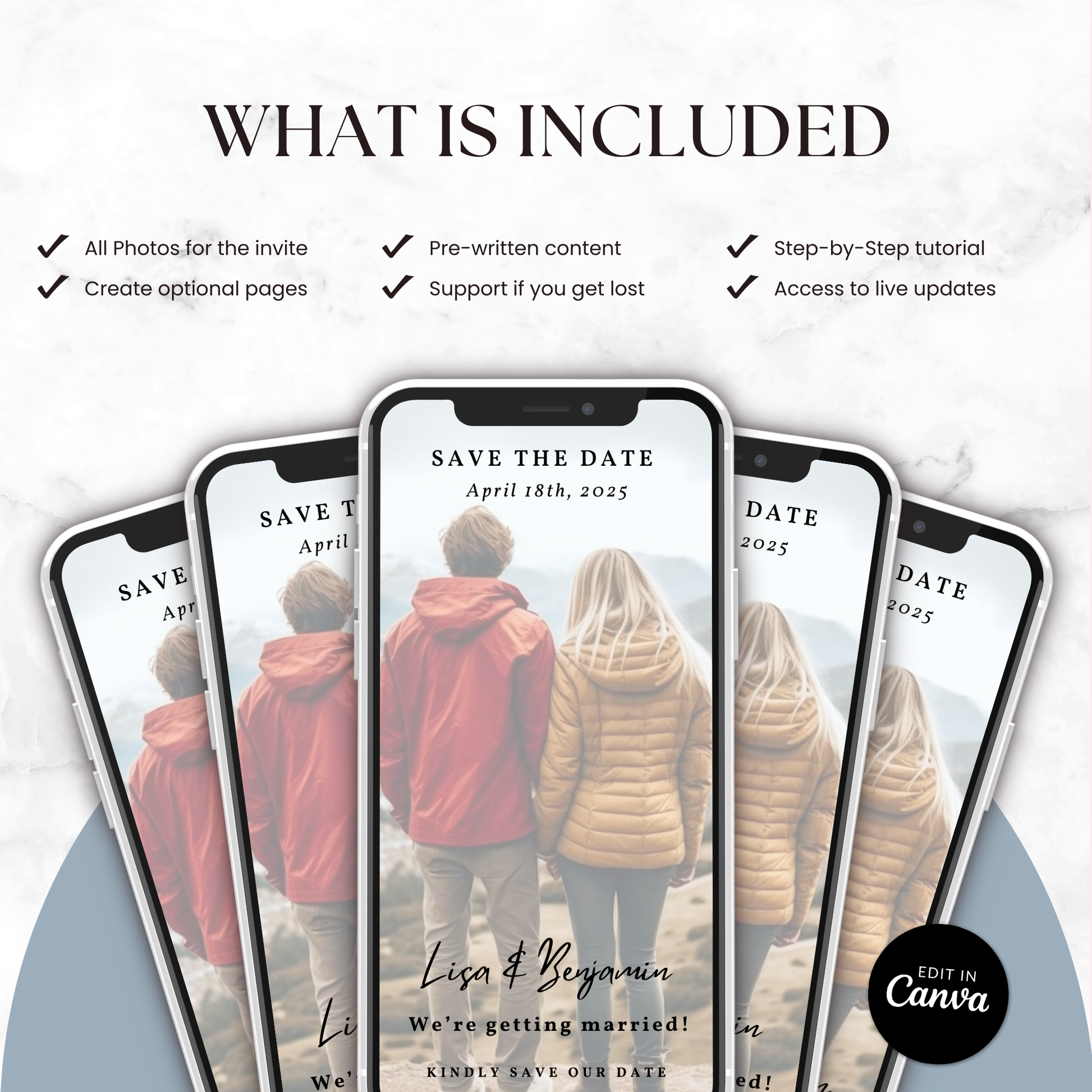 Photo Overlay - Save the Date Invite