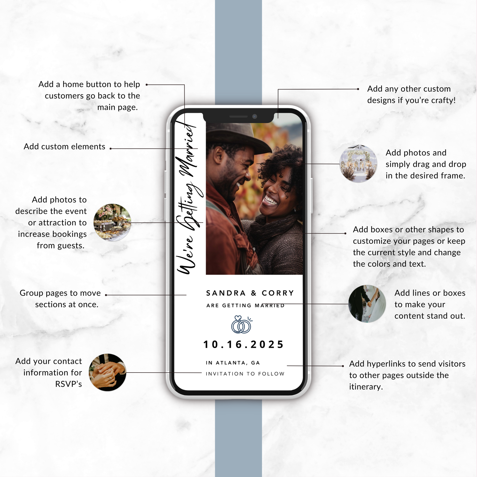 We're Getting Married - Save the Date Invite