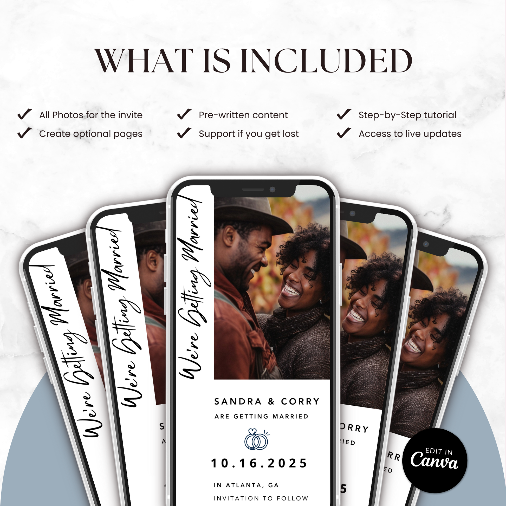 We're Getting Married - Save the Date Invite